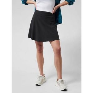 Athleta Black All Day Skort Jupe Short Womens Sz 16 Seamless Tennis Activewear